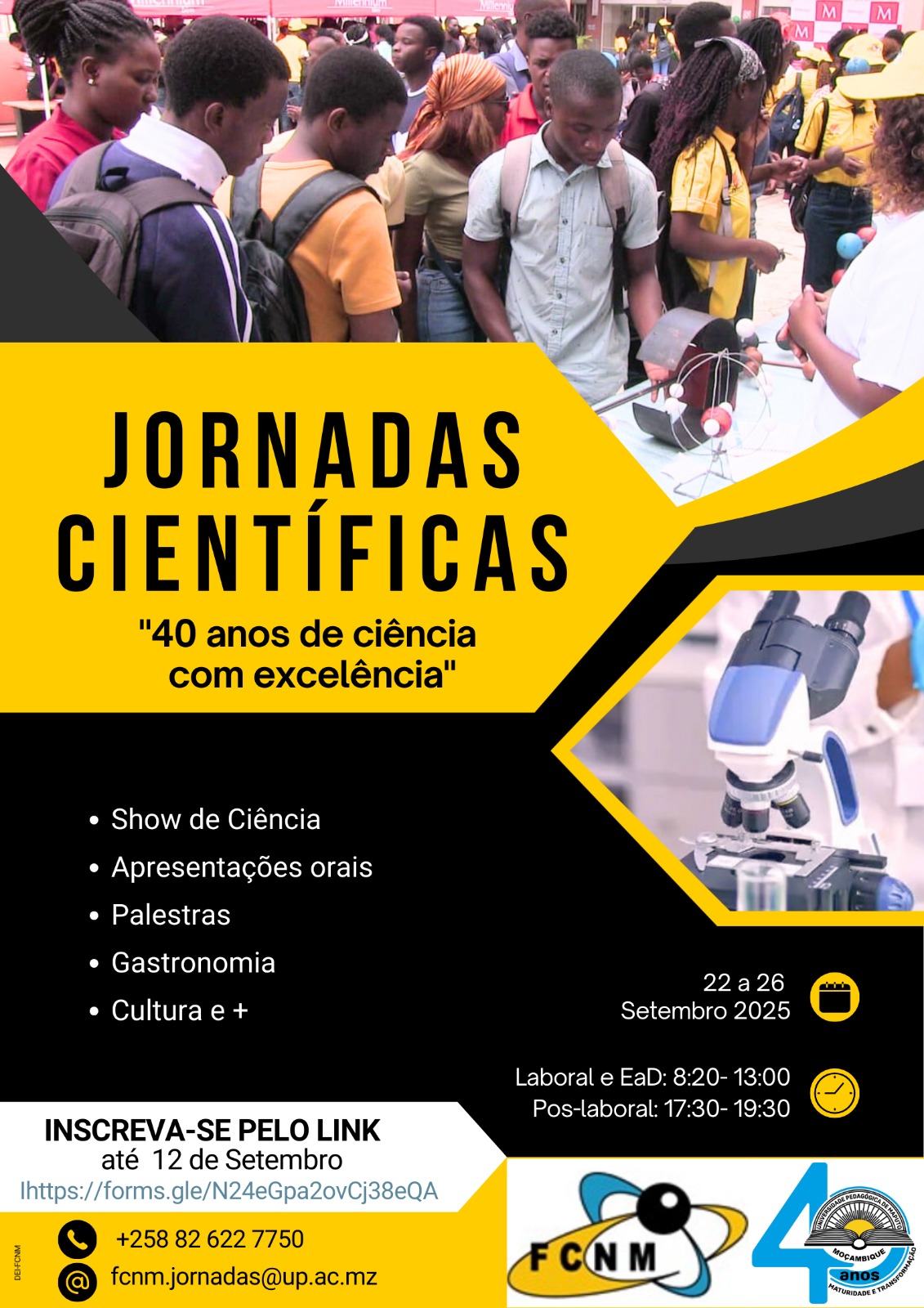 Faculdade de Ciências Naturais e Matemática: compromisso com a formação, ciência e desenvolvimento